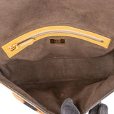 Fendi Shearling Baguette Buckle Handbag