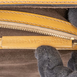 Fendi Shearling Baguette Buckle Handbag