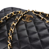 Chanel Quilted Lambskin 24K Gold Single Flap Shoulder Bag