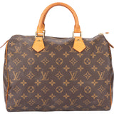 Louis Vuitton Canvas Monogram Speedy 30 Handbag