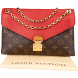 Louis Vuitton Canvas Monogram Pallas Chain Crossbody Bag