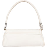 Prada White Premium Leather Triangle Shoulder Bag