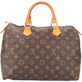 Louis Vuitton Canvas Monogram Speedy 30 Handbag