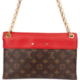 Louis Vuitton Canvas Monogram Pallas Chain Crossbody Bag