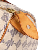 Louis Vuitton Damier Azur Monogram Speedy 25 Handbag