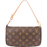 Louis Vuitton Canvas Monogram Pochette Accessoire Handbag