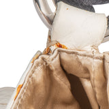 Prada White Premium Leather Triangle Shoulder Bag