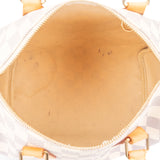 Louis Vuitton Damier Azur Monogram Speedy 25 Handbag