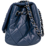 Chanel Quilted Lambskin Antique Hardware Single Flap Crossbody Bag