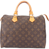 Louis Vuitton Canvas Monogram Speedy 30 Handbag