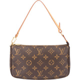 Louis Vuitton Canvas Monogram Pochette Accessoire Handbag