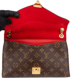 Louis Vuitton Canvas Monogram Pallas Chain Crossbody Bag