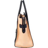 Céline Tricolor Leather Luggage Handbag