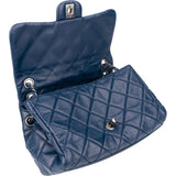 Chanel Quilted Lambskin Antique Hardware Single Flap Crossbody Bag