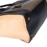 Céline Tricolor Leather Luggage Handbag