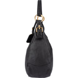 Prada Black Leather Hobo Bag