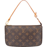 Louis Vuitton Canvas Monogram Pochette Accessoire Handbag