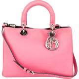 Christian Dior Pink Leather Diorissimo Handbag