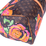 Louis Vuitton Limited Roses By Stephen Sprouse Keepall 50