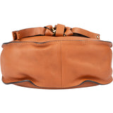 Chloé Brown Leather Marcie Crossbody Bag