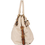Prada Classic Talco Deerskin City Handbag