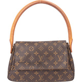 Louis Vitton Canvas Monogram Looping PM Shoulder Bag