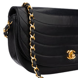 Chanel Quilted Lambskin 24K Gold Single Flap Shoulder Bag