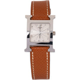 Hermès Silver Tone Heure H HH1.210 Women Watch