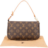 Louis Vuitton Canvas Monogram Pochette Accessoire Handbag