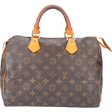 Louis Vuitton Canvas Monogram Speedy 30 Handbag