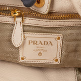 Prada Classic Talco Deerskin City Handbag