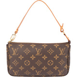 Louis Vuitton Canvas Monogram Pochette Accessoire Handbag