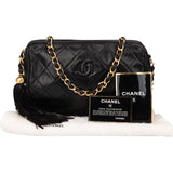 Chanel Quilted Lambskin CC Camera Crossbody Bag