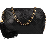 Chanel Quilted Lambskin CC Camera Crossbody Bag