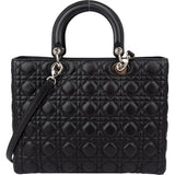 Christian Dior Quilted Leather Lady Dior Handbag