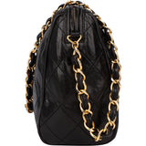 Chanel Quilted Lambskin CC Camera Crossbody Bag