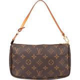 Louis Vuitton Canvas Monogram Pochette Accessoire Handbag