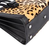 Saint Laurent Leopard Print Baby Sac De Jour Handbag