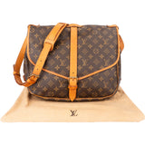 Louis Vuitton Canvas Monogram Saumur 35 Crossbody Bag