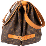 Louis Vuitton Canvas Monogram Saumur 35 Crossbody Bag