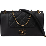 Chanel Quilted Calfskin Series Double Flap Crossbody Bag