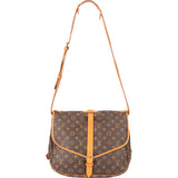 Louis Vuitton Canvas Monogram Saumur 35 Crossbody Bag