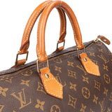 Louis Vuitton Canvas Monogram Speedy 35 Handbag