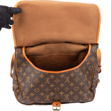 Louis Vuitton Canvas Monogram Saumur 35 Crossbody Bag