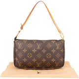 Louis Vuitton Canvas Monogram Pochette Accessoire Handbag