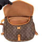 Louis Vuitton Canvas Monogram Saumur 35 Crossbody Bag