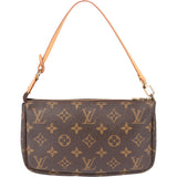 Louis Vuitton Canvas Monogram Pochette Accessoire Handbag