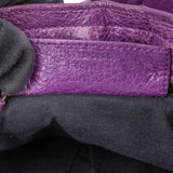 Balenciaga Purple Leather City Handbag
