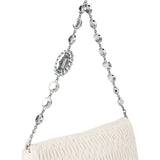 Miu Miu Quilted Leather Crystal Shoulder Bag