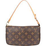 Louis Vuitton Canvas Monogram Pochette Accessoire Handbag